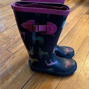 Kids’ Rain Boots - Horse themed